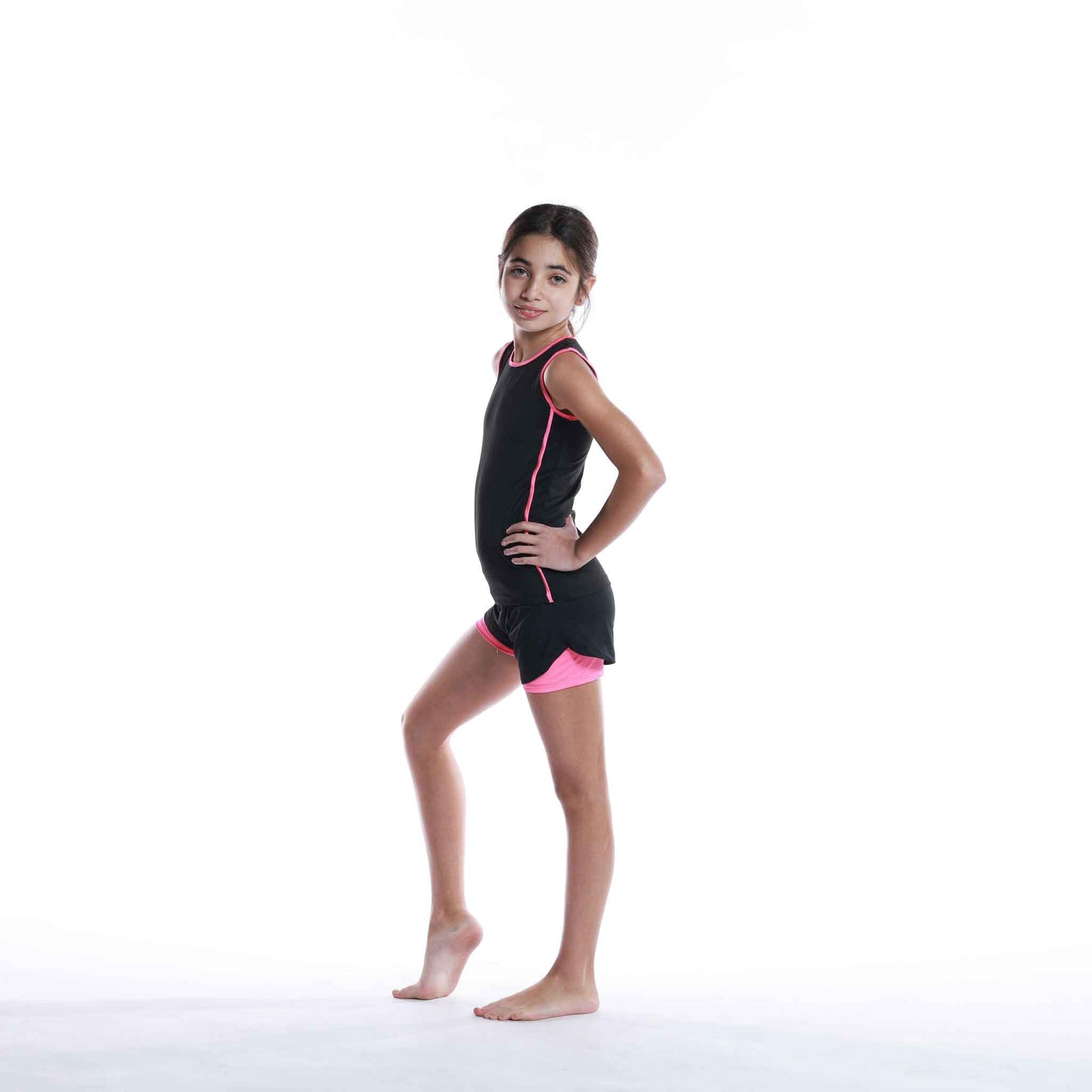 ACTIVE PERFORATED SET GIRLS GYMNASTICS WEAR
