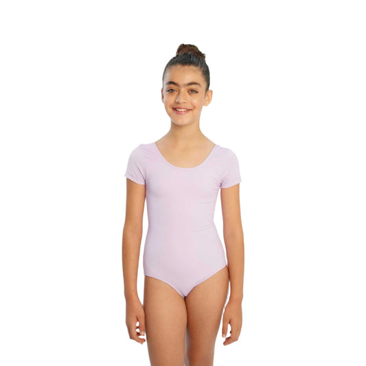 SHORT SLEEVE BALLET LEOTARD CHILD