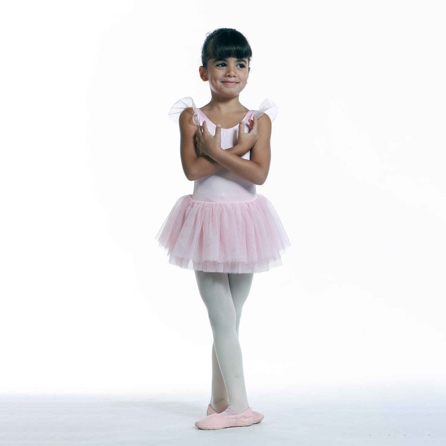 FLUTTER SLEEVE TUTU DRESS