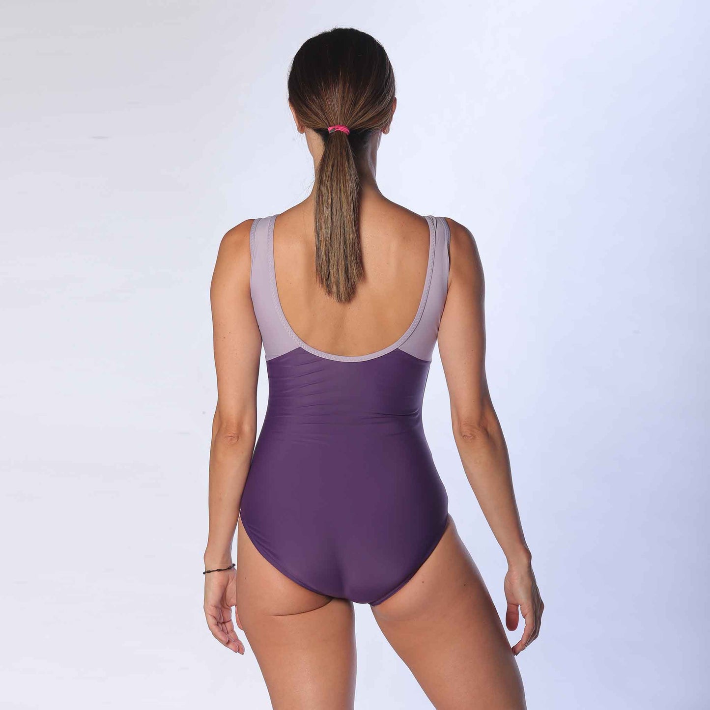 women leotard purple