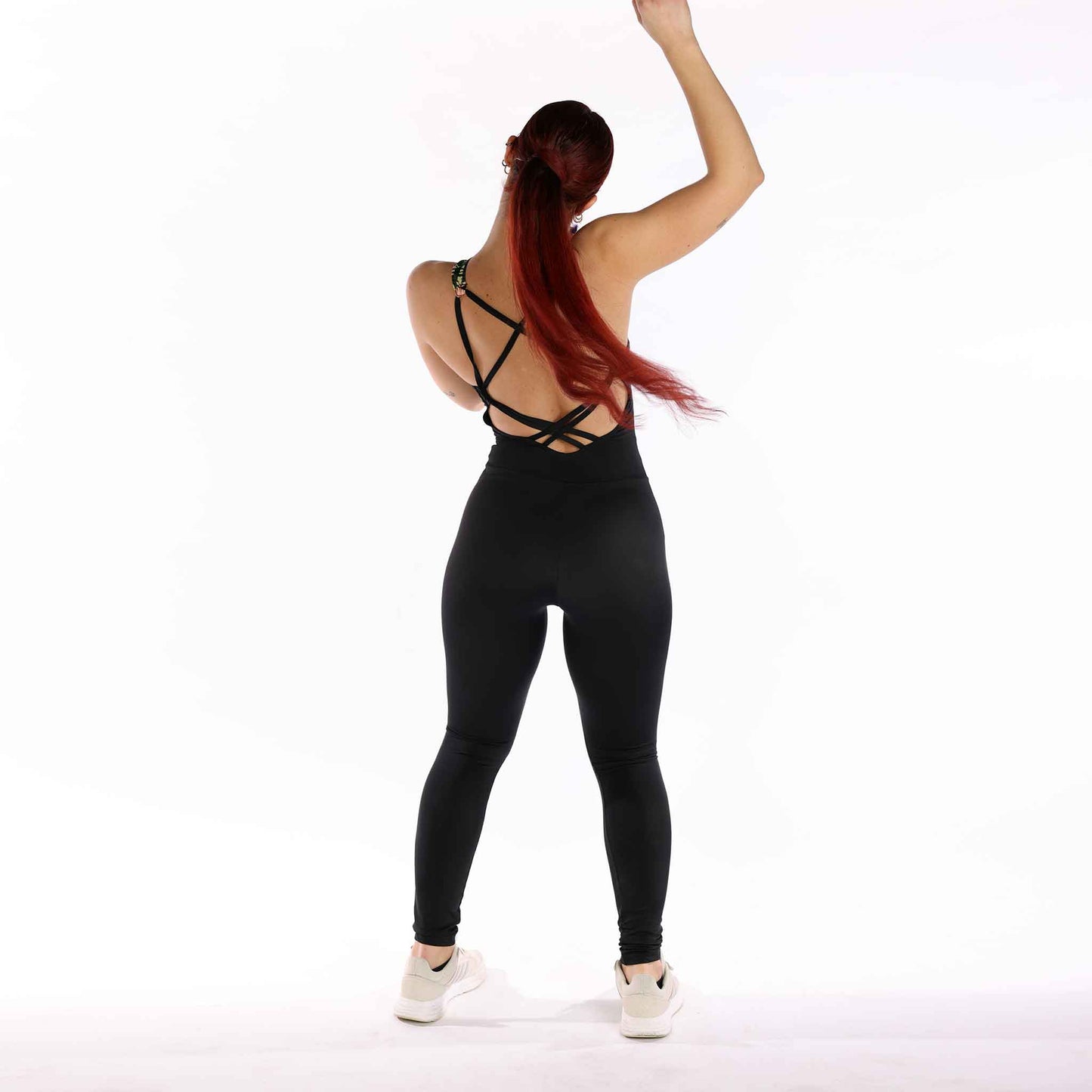 unitard bodysuit printed and black