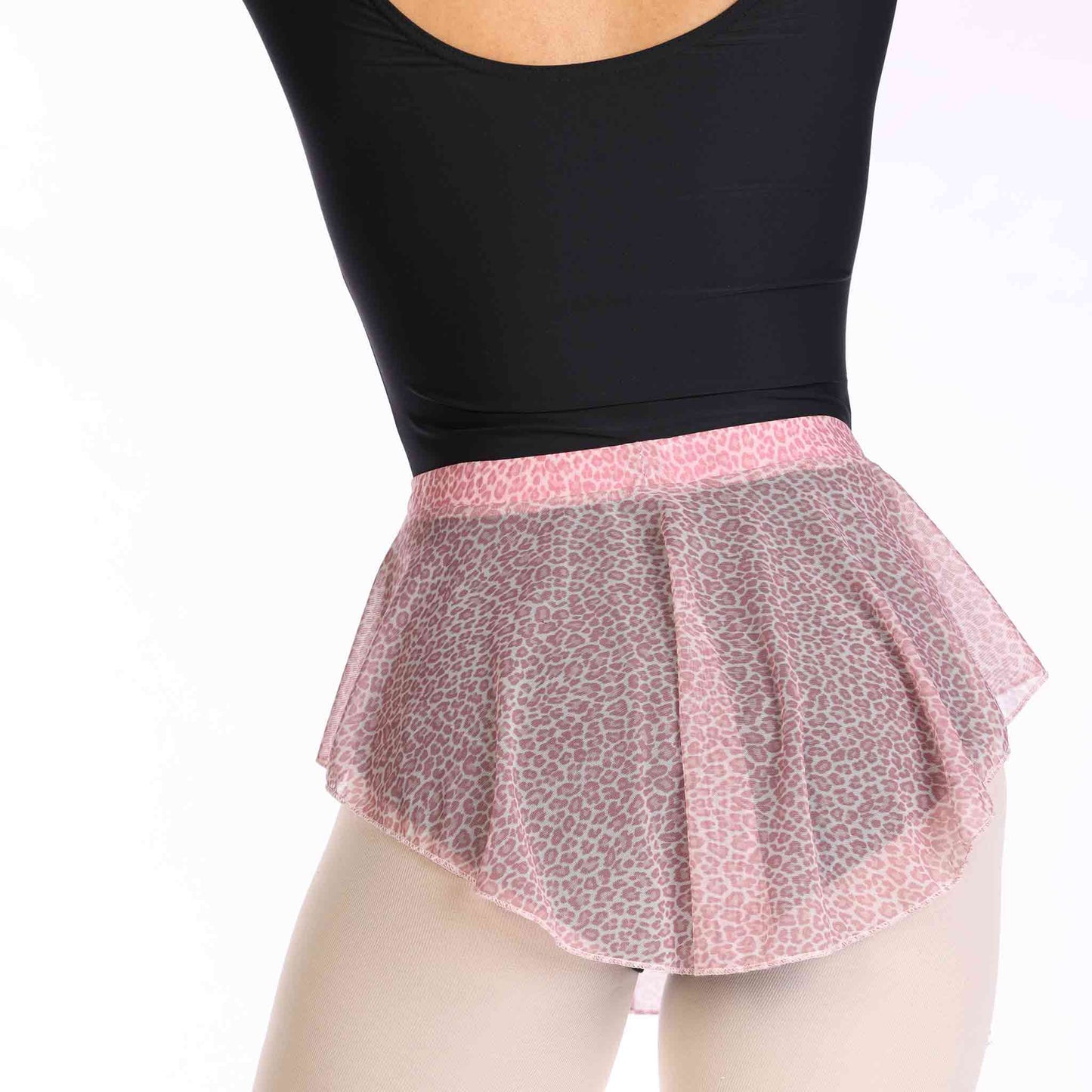 OVAL SKIRT - Leopard pattern