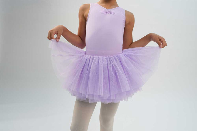 Child purple tutu skirt