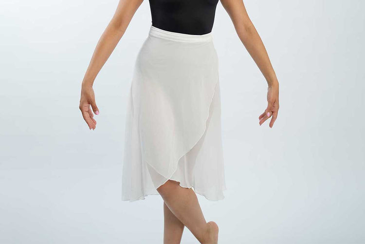 Women long white ballet skirt