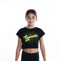 CROP TOP GLITTER GYMNASTIQUE