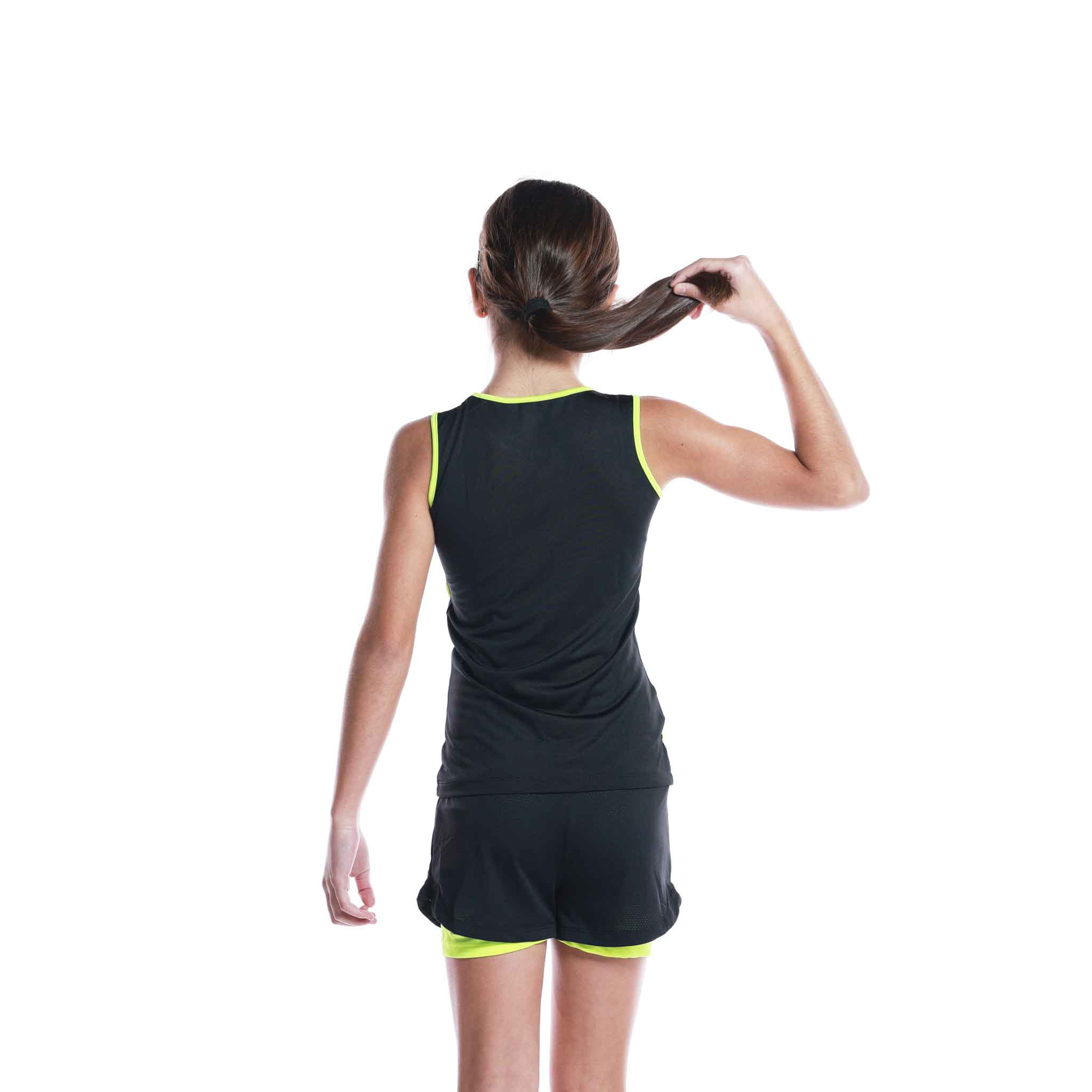 ENSEMBLE PERFORÉ ACTIF VÊTEMENTS DE GYMNASTIQUE POUR FILLES