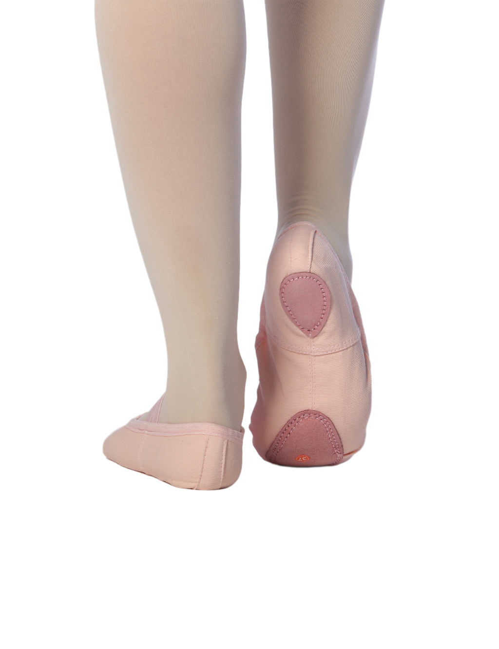 DEMI-POINTE EN TOILE À SEMELLE DOUBLE