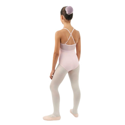 X-STRAP CAMISOLE MESH BALLET LEOTARD