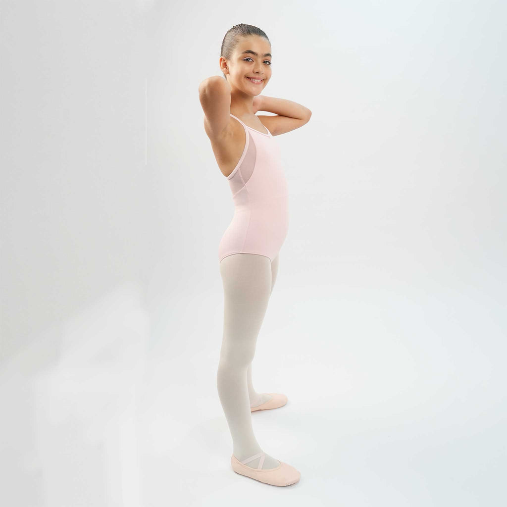 Justaucorps de ballet en maille à bretelles croisées