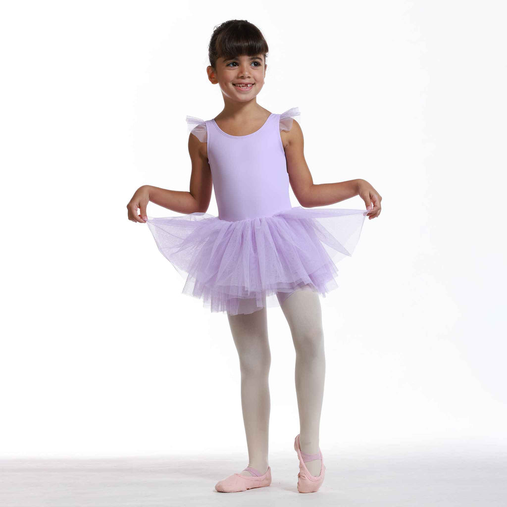 ROBE TUTU À MANCHES FLUTTER
