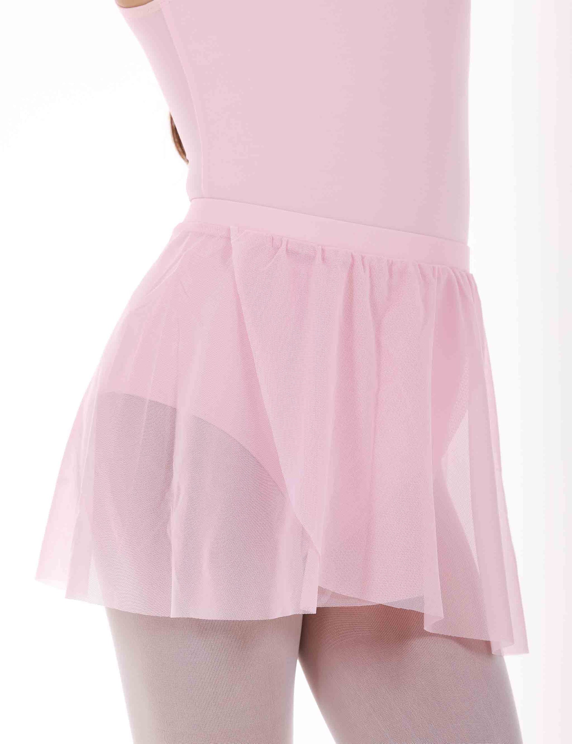 PULL-ON MESH BALLET SKIRT PINK