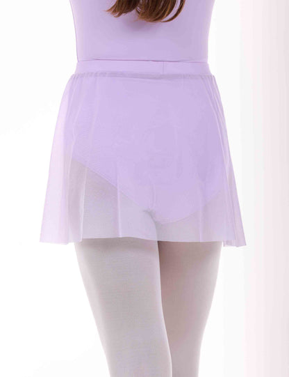 PULL-ON MESH BALLET SKIRT LILAC