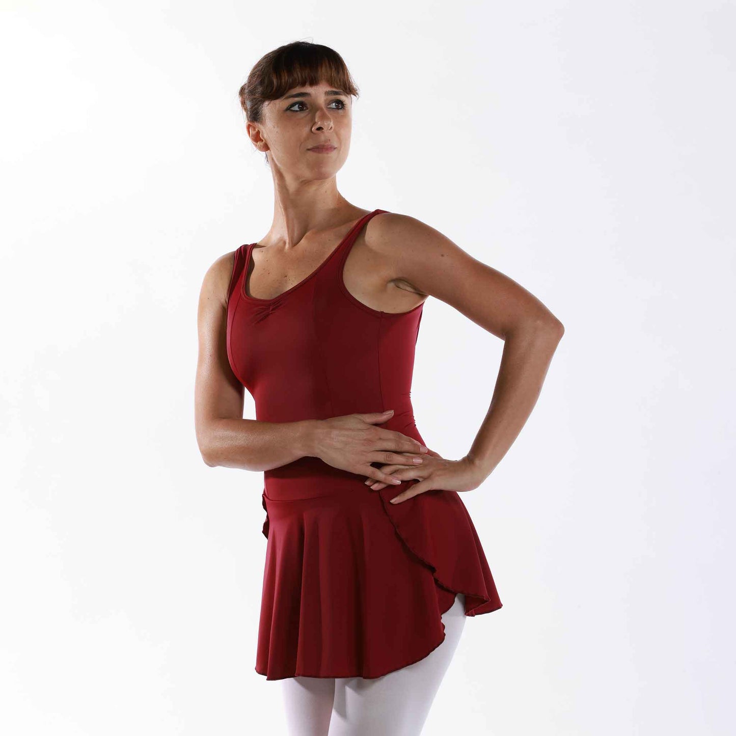 PINCHED SEAMED TANK DRESS