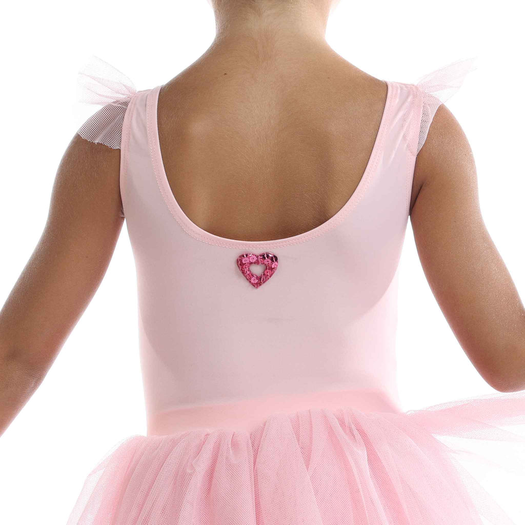 ROBE TUTU À MANCHES FLUTTER