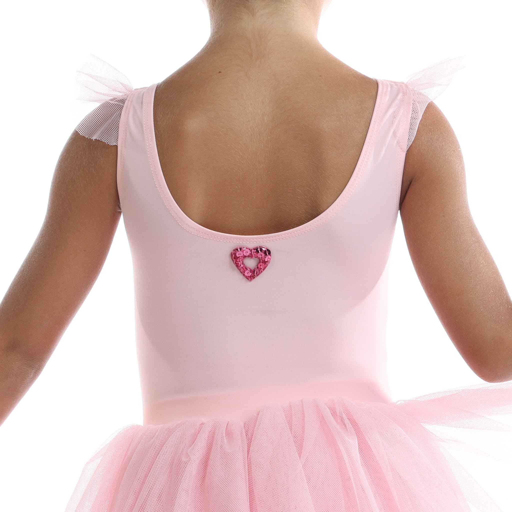 ROBE TUTU À MANCHES FLUTTER