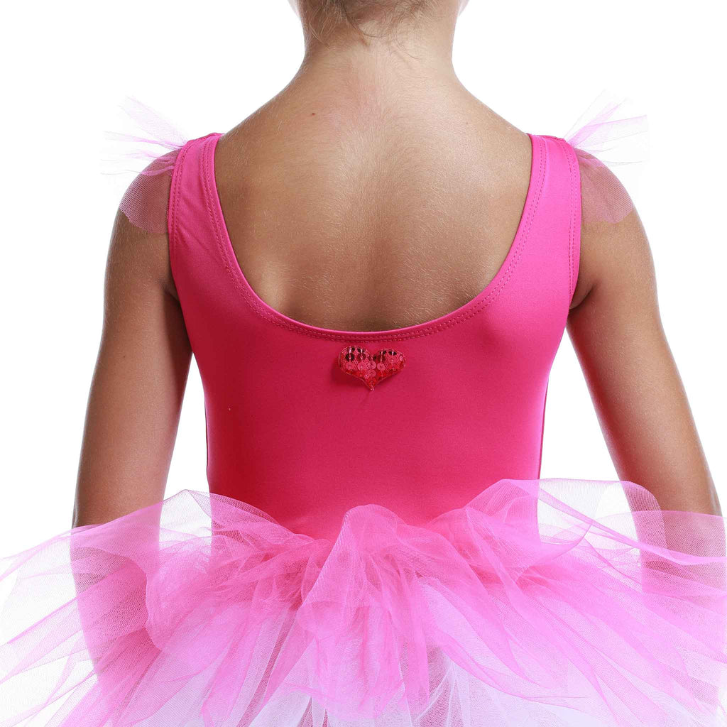 ROBE TUTU À MANCHES FLUTTER