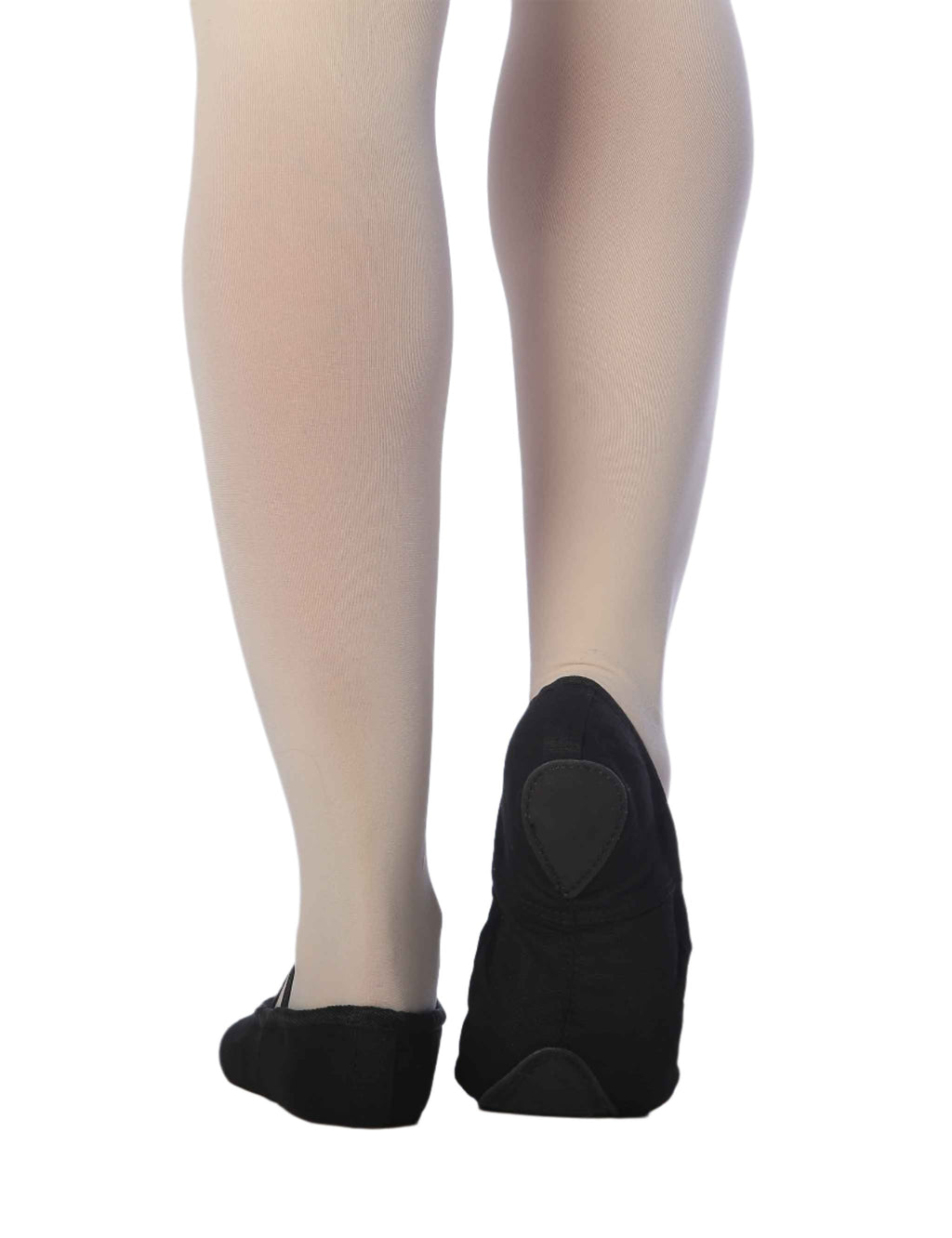 DEMI-POINTE EN TOILE À SEMELLE DOUBLE