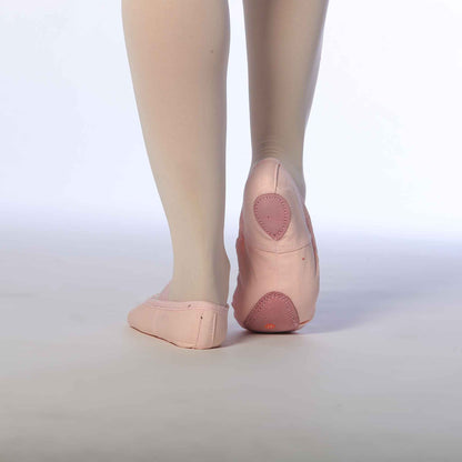 split sole ballet shoes canvas pink